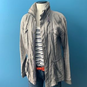 Michael Stars 100% linen utility jacket